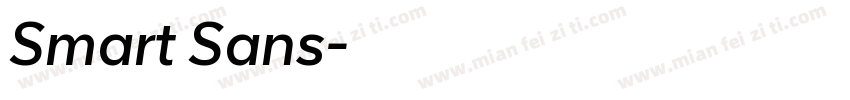 Smart Sans字体转换